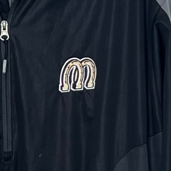 Antigua Men’s Lightweight Jacket Mustangs Horseshoes Billings Black Gray S XXL - Picture 7 of 10